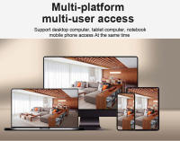 Cámara De Seguridad WiFi IP 8MP E27 Bombilla Monitoreo De Bebé Interior Visión Nocturna En Color Vigilancia Completa 360° - details 5