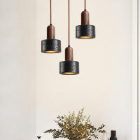 Lámpara Colgante Minimalista De Piedra Negra Para Dormitorio Estilo Nórdico Diseñador Personalidad Para Restaurante Y Bar - details 0