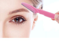 Afeitadora De Cejas Portátil Para Mujer Cepillo De Peluquería De Acero Inoxidable Eliminación De Vello Seguro Combo De 3/4/10 Piezas - details 0