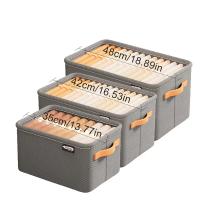 Organizador De Ropa Plegable 1PC Para Armario Almacenamiento De Pantalones Y Juguetes En Cajon Material De Tela No Tejida Tipo Organizador De Armario - details 0