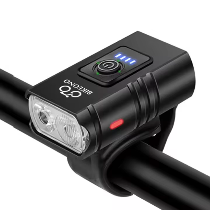 Luz delantera bicicleta LED USB recargable T6 LED bicicleta luces 6 modos MTB interior bicicleta faro para bicicleta lámpara delantera - 1