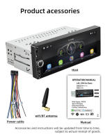 BQCC 1 Din Radio De Coche Con Pantalla IPS De 6.86 Pulgadas Android Auto Wireless Carplay RDS USB BT Carga Rápida Protección De Energía Tipo-C Estéreo - details 15