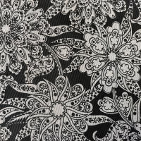LaFábricadelasTelas - Ancho 2,8 mts rollo o bobina Tela loneta estampada negra con base cruda , algodón y poliéster., de calidad,. Falsos techos, falsas paredes, escenarios, eventos, hosteleria,carpas - details 5