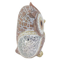 CAPRILO REGALOS & DECORACIÓN Figura Decorativa de Resina "Buho Espejos". Adornos y Esculturas. Regalos Originales. Decoración Hogar. 12 x 9 x 15,50 cm - details 3