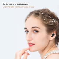 Auriculares inalámbricos, auriculares auriculares con control táctil, auriculares de visualización de potencia LED de reducción de ruido, micrófono incorporado, con caja de carga, para iPhone / Ios / Android - negro - details 3