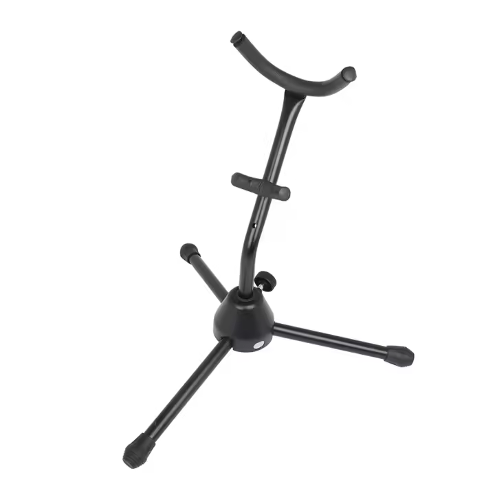 Soporte Plegable Portátil Para Saxofón Alto Tripode De Hierro Negro Accesorio Musical Para Instrumentos De Viento - 1