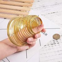 Alambre Plano De Oro Anodizado 3mm Para Artesanía Y Joyería 10m (33FT) Por Roll 2 Rolls Pack De Alambre Liso Para Creación De Joyas Y Perlas - details 2