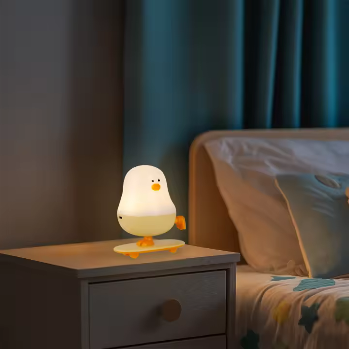 IluminaShop - Luz Quitamiedos Tactil Infantil LED 1W Chick Inalambrico + Cargador USB - 1