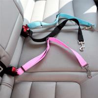 Correa De Seguridad Para Coche Para Perros Con Protector De Hombro Correa De Cuero Ganchos Desmontables Y Extensibles Accesorios Para Mascotas - details 0