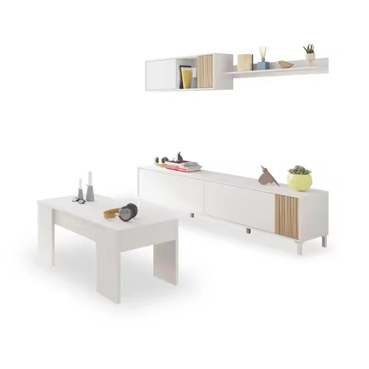 Habitdesign -Pack salón con mesa de centro Nitza Plus V2 - 1