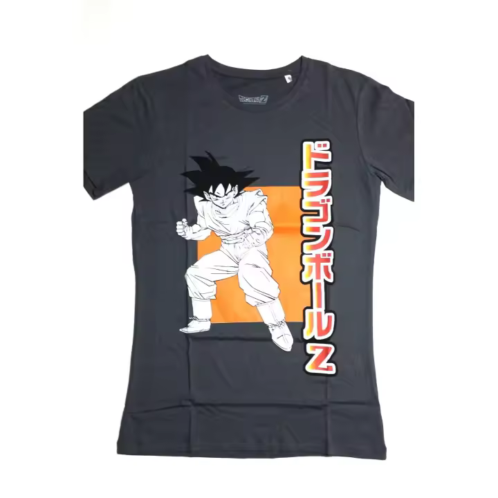Camiseta adulto Dragon Ball Z - Goku gris Raíz MERCHAN-STORE Camisetas - 1