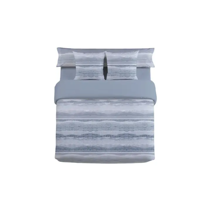Juego de funda nórdica Pierre Cardin NINA Azul Cama de 180 4 Piezas - 1
