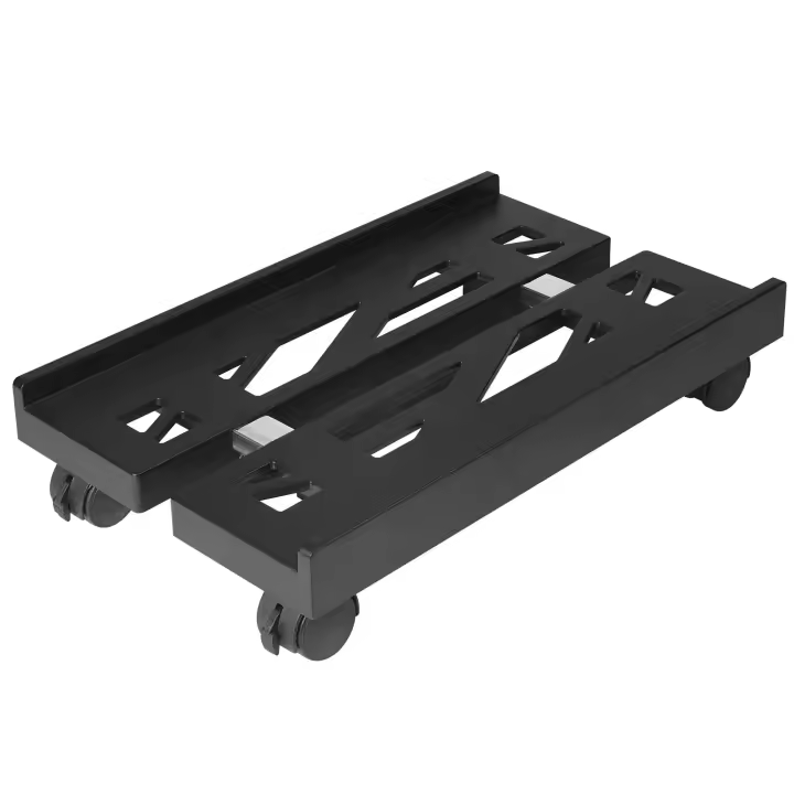 Soporte Ajustable Para CPU Móvil Con 4 Ruedas De Aluminio Ventilado Soporte Para Torre De PC Con Ruedas De Aluminio Soporte Para Computadora De Escritorio - 1