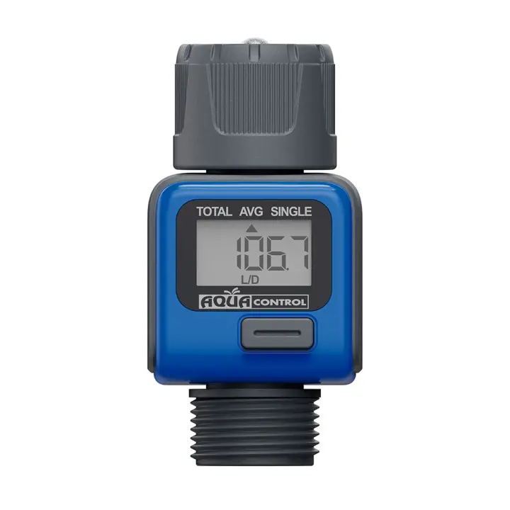 Caudalímetro digital conexión rh 3/4" c2500 aqua control - 1