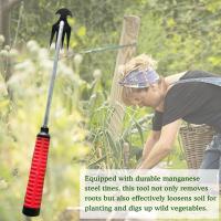 Rake Manual De Jardín Duradero Para Eliminación De Malas Hierbas Y Cultivo Adecuado Para Jardín Y Agricultura B1D0 - details 0