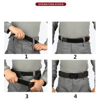 Cinturón Táctico YAKEDA 3 En 1 Con Cierre Rápido Y Funda Interna MOLLE Para Combate Y Tiro Material De Níquel De 1000d Tamaños S M L - details 2