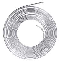 Tubo De Cobre Níquel Universal De 25 Pies 7.62m Rodillo De Tubo De Acero Para Freno Tubo De Aire Acondicionado Tubo De Aceite Linea De Freno Color Plata Zinco - details 2
