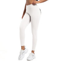 SSITO Leggings de Gimnasio con bolsillos, pantalones de entrenamiento para correr, Pantones Atlético de Alta elasticidad para Mujer, pantalones SexIs de Belta High, Mallas de elevación de glúticos de Color sólido - details 6