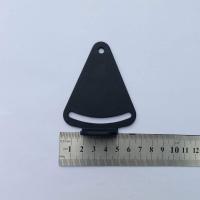 Cierre de puerta de gran tamaño negro de 90 grados Slig, hebilla de ángulo recto, cierre de puerta Slig, trabajo para puertas de bolsillo, garaje y cobertizo - details 2