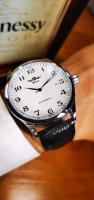 Reloj De Pulsera Métrico Para Hombres Winner Clásico Retro Con Calendario Manos Azules Y Correa De Cuero Acero Inoxidable Automático - details 16