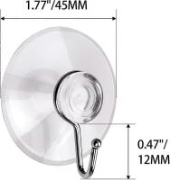 Gancho universal de ventosa de PVC-40 Pack S, se puede fijar a cualquier superficie lisa - details 0