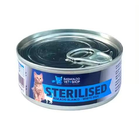 Comida Húmeda Para Gatos Sterilised Grain Free Pescado Blanco Barakaldo Vet Shop 85 Gr - 1