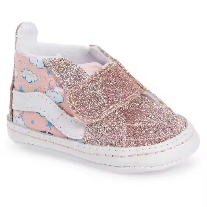 Vans para bebé Sk8-Hi Crib Unicorn - Zapatillas Vans para niñas y niños y recién nacido - Sneakers para bebe Vans regalo para Babyshower - Patucos Vans kids Baby Shower party 0 a 1 años - 1