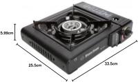 ESTUFA DE GAS  PORTABLE STOVE  portátil  DUAL  funciona con cartuchos  o botella de gas externa  para Camping y Viajes PARA Interiores y exteriores. - details 3