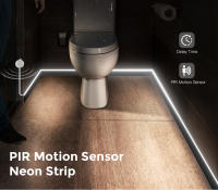 Tira De LED COB Con Sensor De Movimiento PIR 10M Luz Neón 320LEDS/M Impermeable Iluminación Nocturna Para Pared Y Habitación - details 0