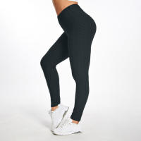 Leggings De Yoga Para Mujer Fitness Running Cintura Alta Slim Pantalones Deportivos Push up Secado Rápido Gimnasio Correr Trabajo Largo - details 23