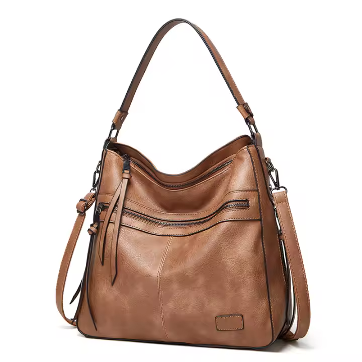 Bolsos de marca de Diseño para Mujer, bolsos femeninos para Viajes, Fin de Semana, Al Aire Libre, Bolso de Mensajero Grande de Cuero, Invierno - 1