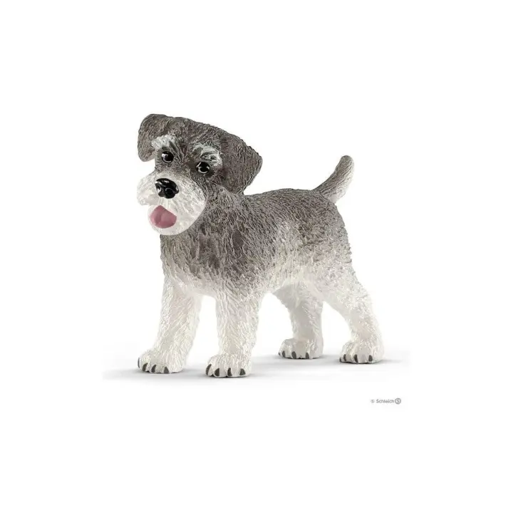 Miniatura Schnauzer Listo Atento Valiente Pelaje Áspero - Schleich - 1