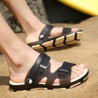 Zapatillas De Hombre Para Playa Y Casa Sandalias Verano Tallas Grandes 38-45 Zapatos De Agua Transpirables Con Abertura En La Parte Superior Para Uso Exterior - details 4