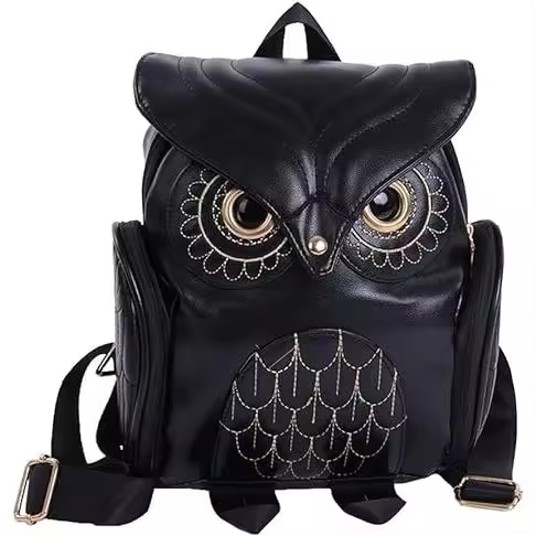 Mochipa De Búho De Moda De Dibujos Animados Mini Bolso De Cuero De Pu Para Niña - 1
