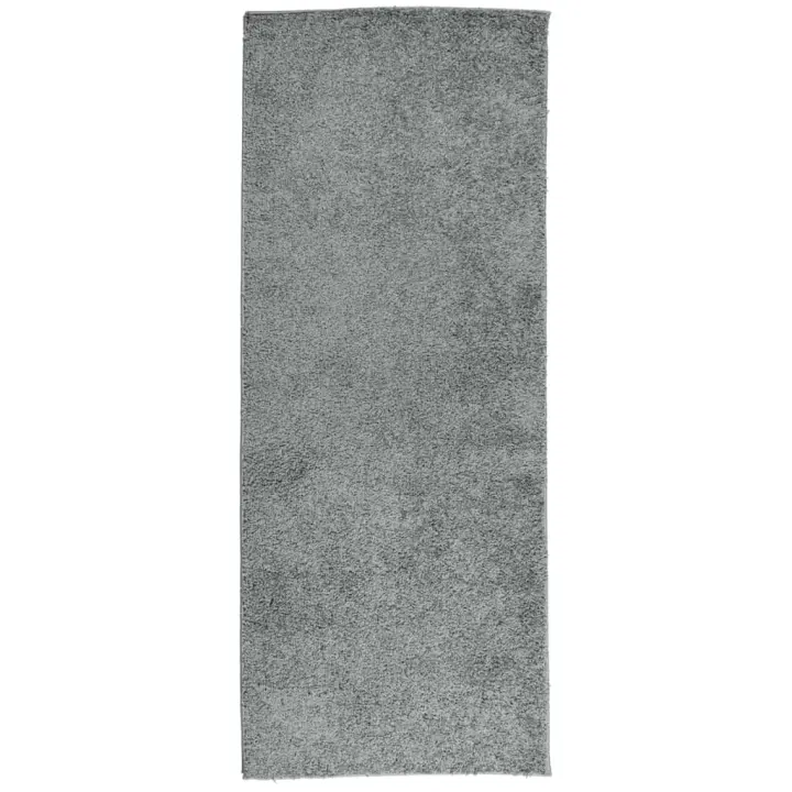 vidaXL Alfombra de pelo largo moderna PAMPLONA 80x200 cm Color Antracita,  Beige,  Crema y mas Alfombras de área  Alfombra de Piso para Sala de Estar Dormitorio Habitación Salón - 1