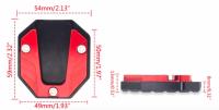 Almohadilla De Pies De Motocicleta Antideslizante Enlarger Base Soporte Extensión Para Scooter Moped Aleación De Aluminio CNC - details 0