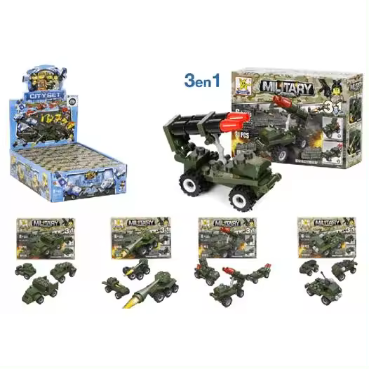 Arditex Bloques de Construcción Militar Surtido 11.5x4x8cm - Producto Oficial - Regalos Especiales - 1