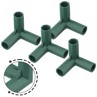 Conectores De Marco De Invernadero Plástico Verde 4Pcs 16mm Para Juntas De Paredes De Jardín Exterior Arco Iris DIY 3 Vías Adaptador De Estructura De Jardín - details 7
