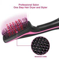 Cepillo alisador de pelo iónico de cerámica，Cepillo Secador Rizador Alisador Y Volumen EléCtrico 1000 W, Cepillos Alisadores Cabello, Cepillos Rizadores, Cepillos Moldeadores Cabello, Cepillo Secador Cabello Gran TamañO - details 4