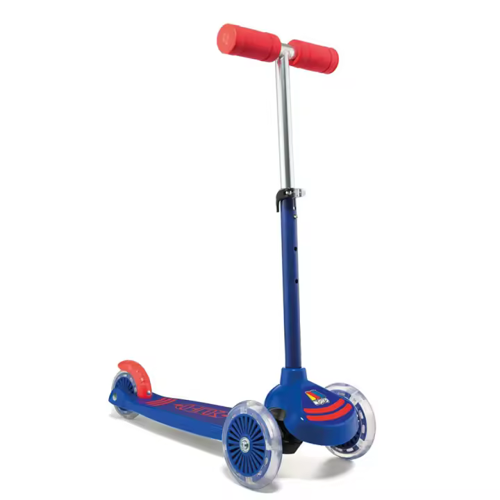 Patinete Maxi Scooter azul 3 ruedas con luces 56 cm (Molto 24221) - 1