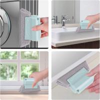Cepillo de Limpieza Multifunción,Limpiador de Ranuras Cepillo de Limpieza de Ventanas 2 en 1 Cepillo de Limpieza Multifunción - details 2