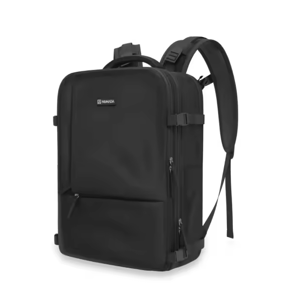 Numada explorer b40 mochila de viaje cabina 40x20x25 cm con puerto usb, compartimento para portatil y zapatero, color negro - 1