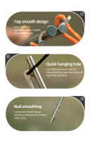 Tiartisan 6Pcs Clavos De Tenda De Aleación De Titanio Para Camping Al Aire Libre Resistentes Y Antidesviación Para Suelos Duros - details 8