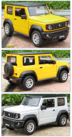 Modelo De Coche Suzuki Jimny 1:24 En Escala Con Puertas Abatibles Luz Y Sonido Absorci\u00f3n De Choques Regalo Para Niños Y Coleccionistas - details 12