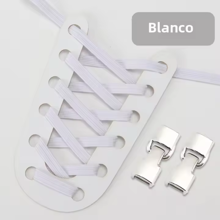 Alpargatas Elásticas Sin Cordones 8MM Ancho Para Niños Y Adultos Cierre De Metal Para Zapatillas Y Zapatos Planos 25 Colores - 1