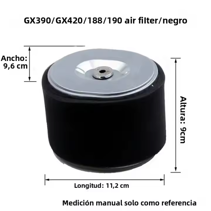 Filtro De Aire Para Motor De Gasolina GX270/GX390/GX420 Elemento De Reparación Y Reemplazo Herramientas Accesorios - 1