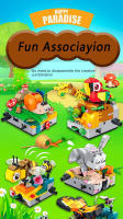 Juego De Construcción Y Juguete Con Modelos De Animales Adorables | Conjunto De Rompecabezas Que Incluye Pato Colibrí Rana Mariposa Caracol Y Conejo Bloques De Construcción Pequeños Compatible Con Lego - details 0