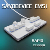 Teclado Mecánico CM51 SayoDevice Con Switches Magnéticos OUTEMU/Gateron Y Botón De Control Pantalla Copia Y Pegado Para Desktop Laptop Tablet - details 1