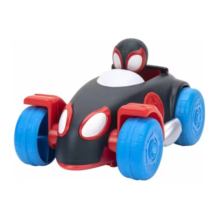 SPIDEY AMAZING FRIENDS VEHICULO TRACCION MILES MORALES DE JAZWARES - 1