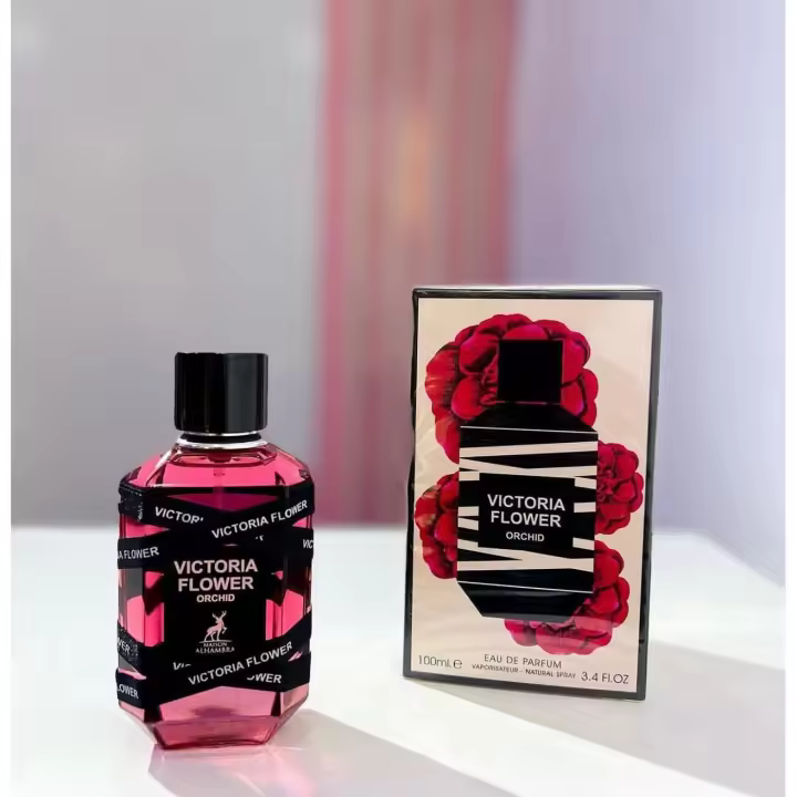 Maison Alhambra Victoria Flower Collection | Victoria Flower & Victoria Flower Orchid EDP 100ml – Perfumes Florales Femeninos con Toques Elegantes y Duraderos - 1